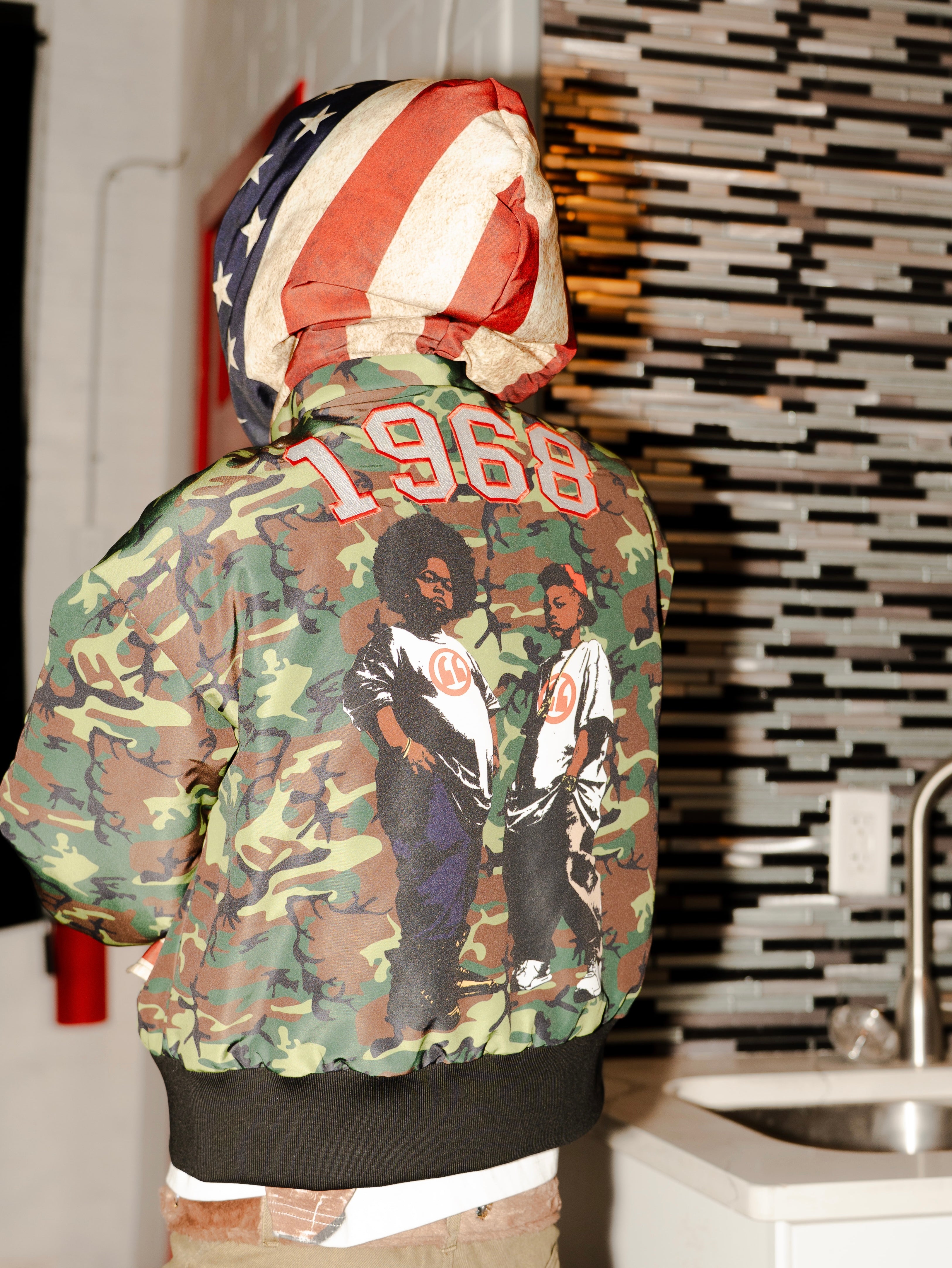 “Bloody Brothers” Bomber Jacket