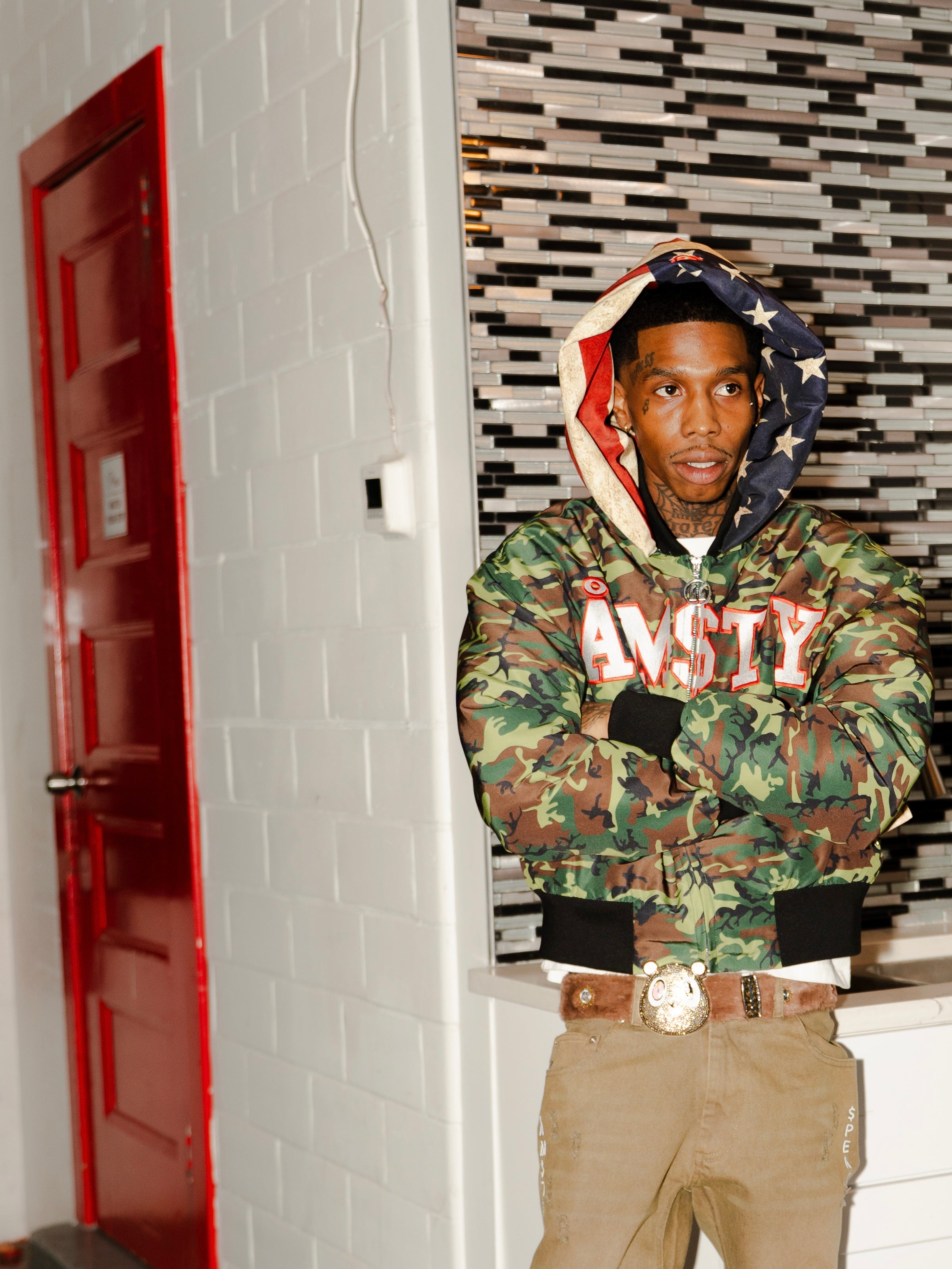 “Bloody Brothers” Bomber Jacket